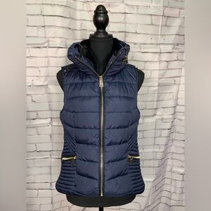 Charlie Paige Midnight Blue Quilted Puffer Vest